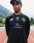 RROSE X THE COLORS SHOW ADIDAS LS JERSEY - (PHANTOM BLACK) *PROCEEDS WILL BE DONATED*