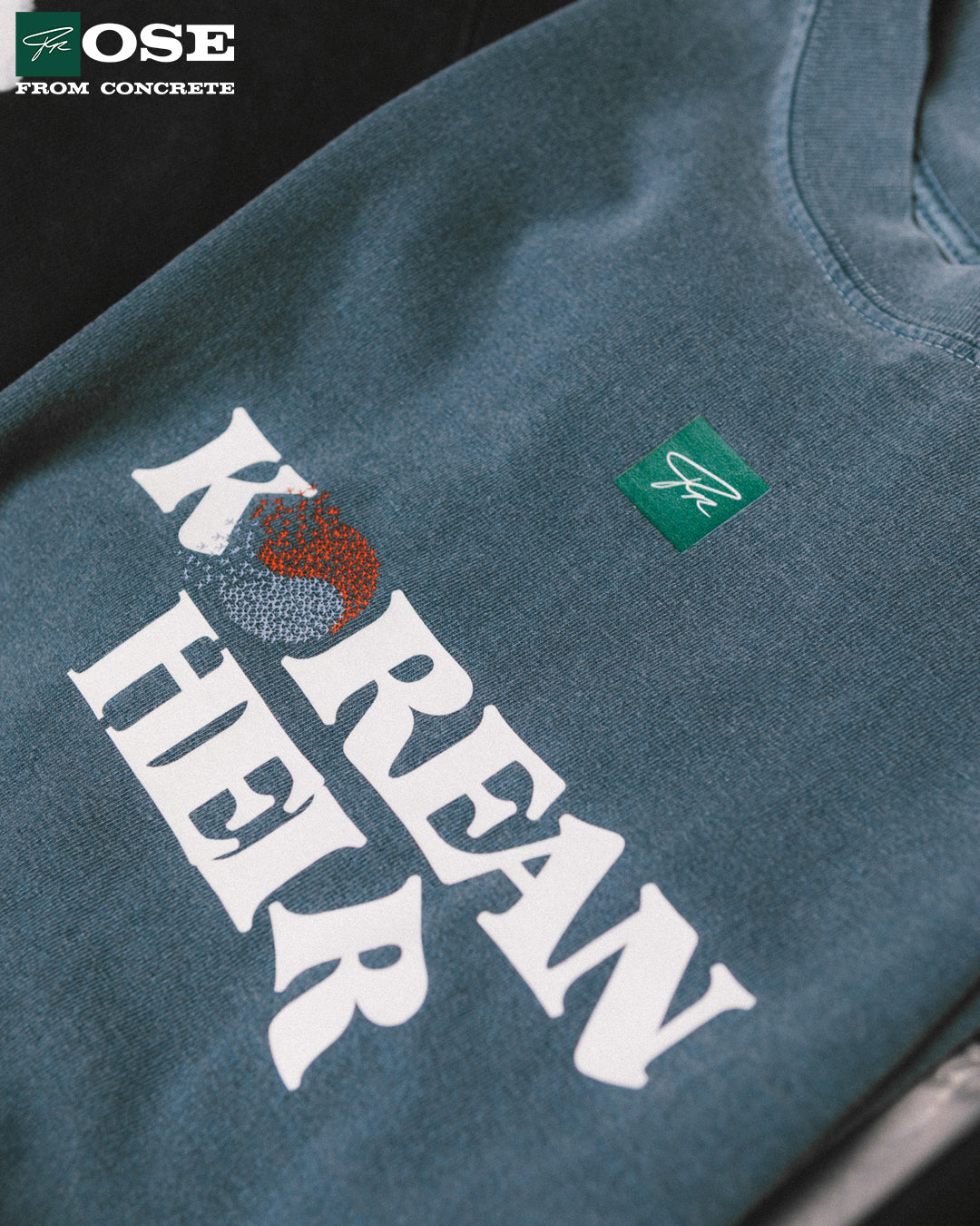 KOREAN HEIR HEAVYWEIGHT SHIRT - (FADED DENIM BLUE)