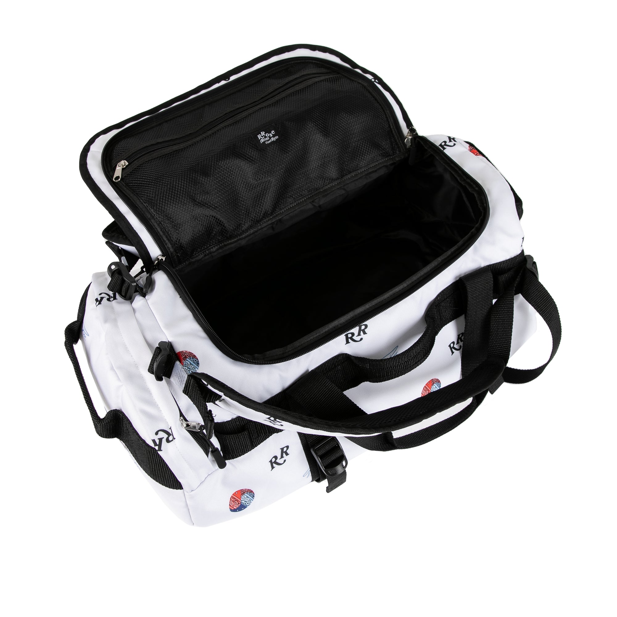 YIN YANG CARRY-ON/DUFFLE BAG - (WHITE)