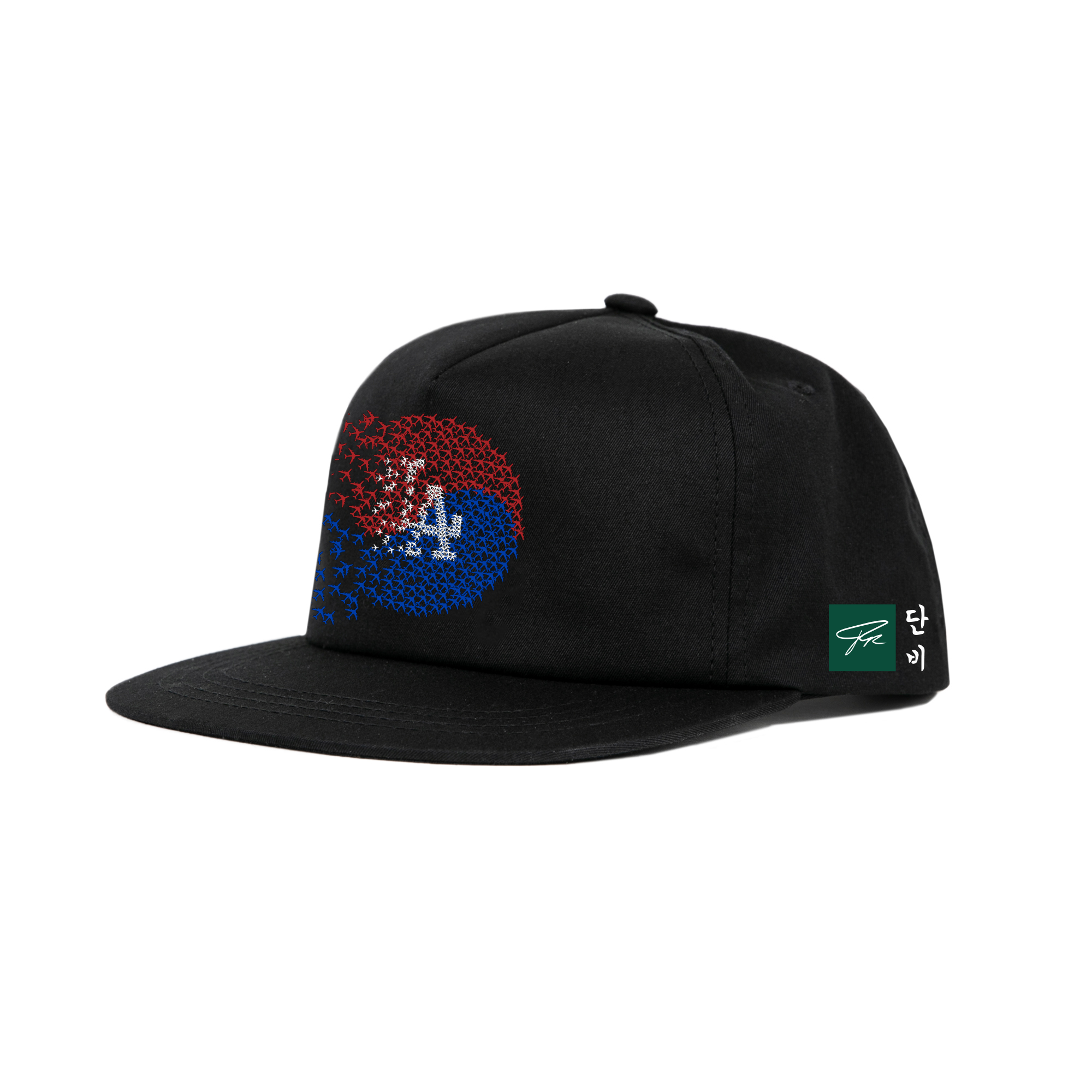 RROSE X DANBI 5-PANEL UNSTRUCTURED HAT - (PHANTOM BLACK)