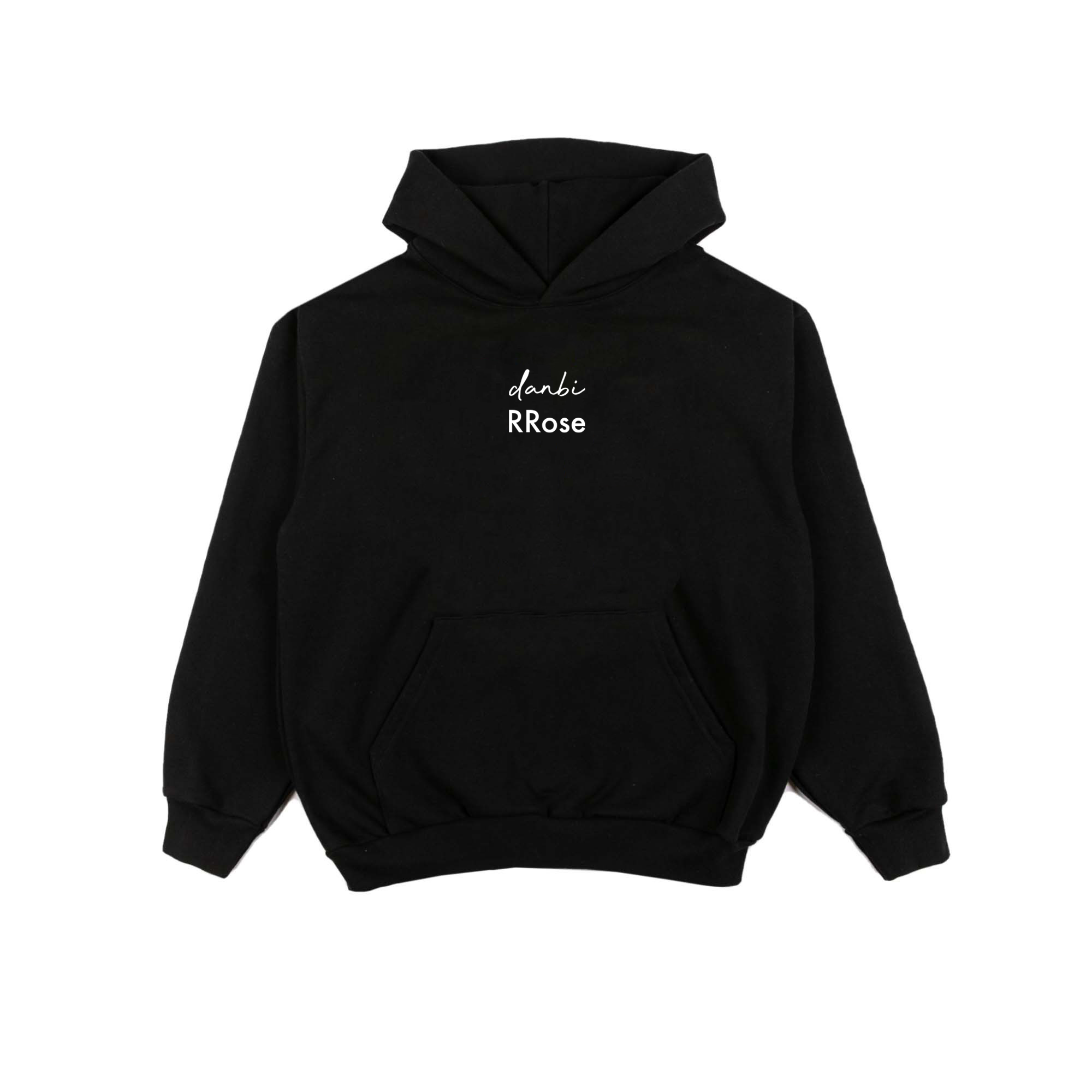 RROSE X DANBI HEAVYWEIGHT HOODIE - (PHANTOM BLACK)