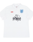 RROSE X 2010 UMBRO ENGLAND REPURPOSED HOME JERSEY - (