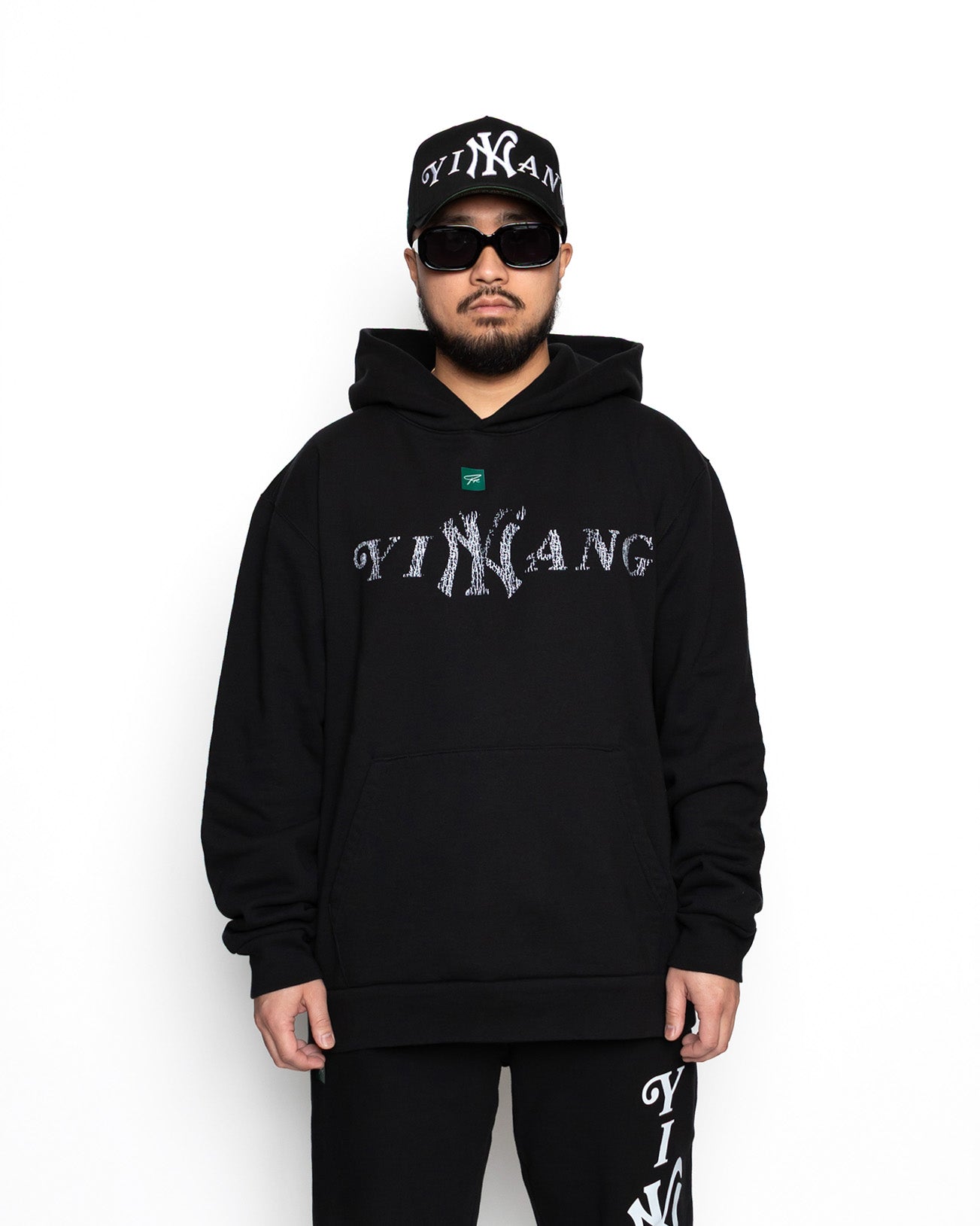 YIN YANG HEAVYWEIGHT HOODIE - (PHANTOM BLACK)