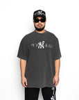YIN YANG A-FRAME 5 PANEL HAT - (PHANTOM BLACK)