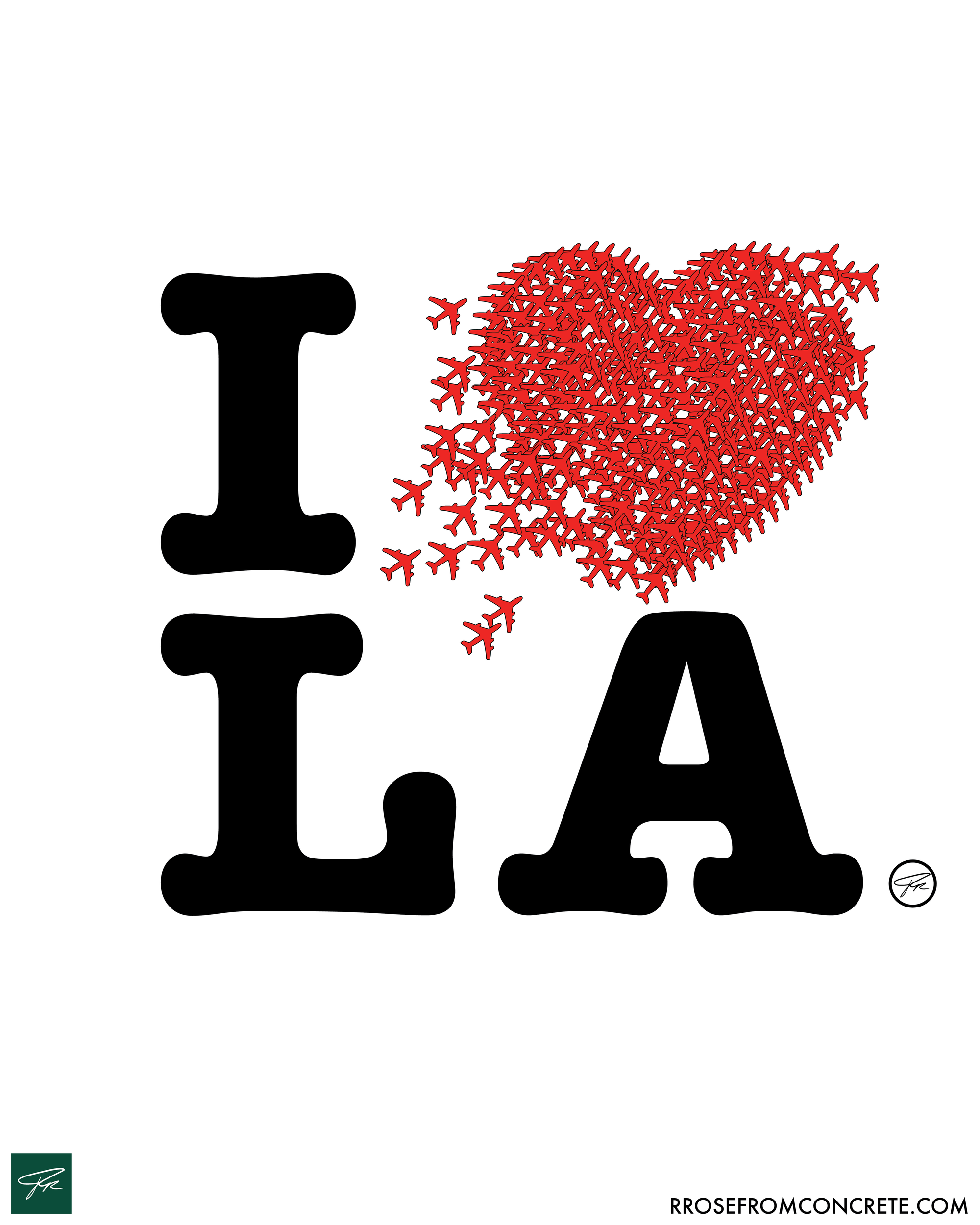I LOVE LA SHIRT - (WHITE) *ALL PROCEEDS WILL BE DONATED*