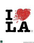 I LOVE LA SHIRT - (WHITE) *ALL PROCEEDS WILL BE DONATED*