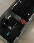 LOVE VIRGINIA PREMIUM HEAVYWEIGHT TRACK JACKET - (BLACK/CREAM)