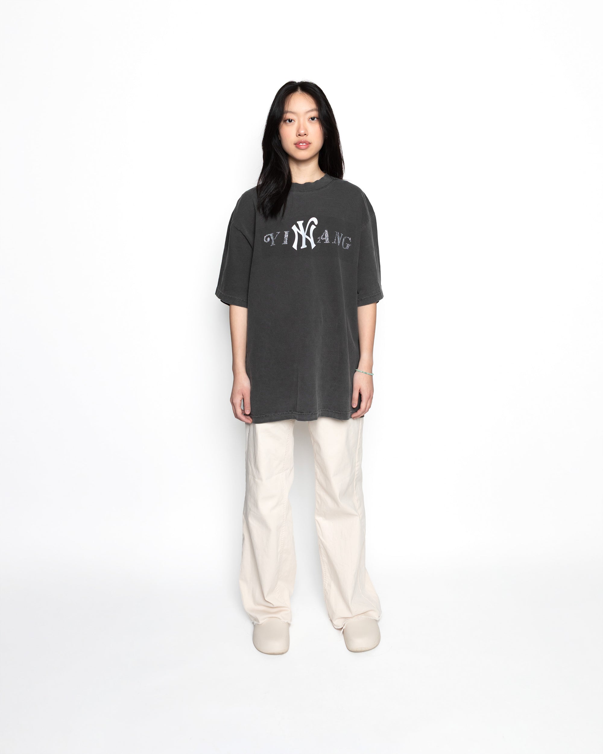 YIN YANG HEAVYWEIGHT SHIRT - (SHADOW GREY)