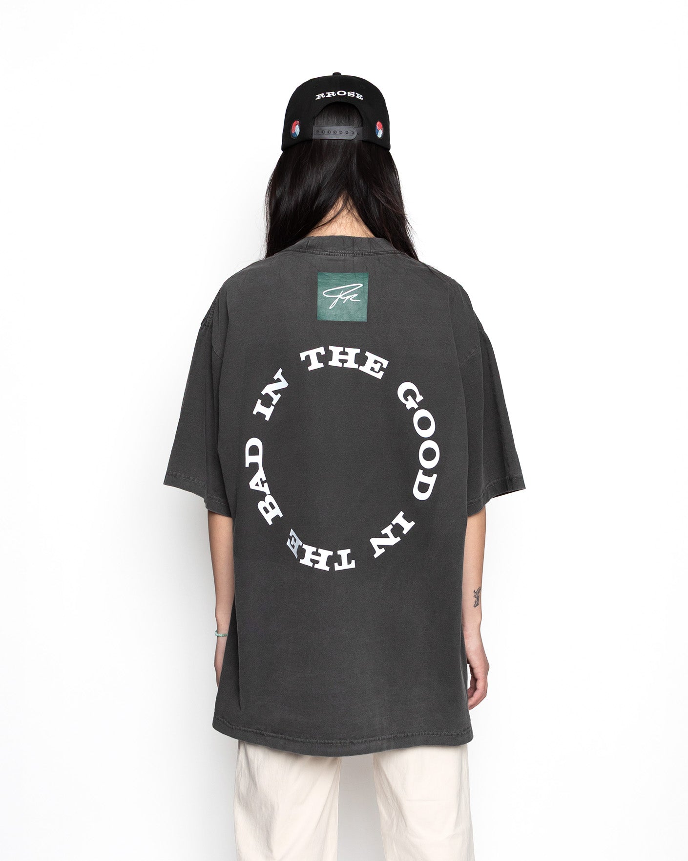 YIN YANG HEAVYWEIGHT SHIRT - (SHADOW GREY)