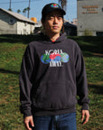 KOREA, AWAY LOGO HEAVYWEIGHT HOODIE - (VINTAGE GREY)