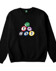 RROSE BILLIARD COZY CREWNECK - (PHANTOM BLACK)