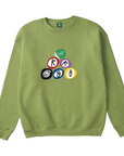 RROSE BILLIARD COZY CREWNECK - (MATCHA GREEN)