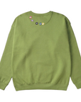 RROSE BILLIARD COZY CREWNECK - (MATCHA GREEN)
