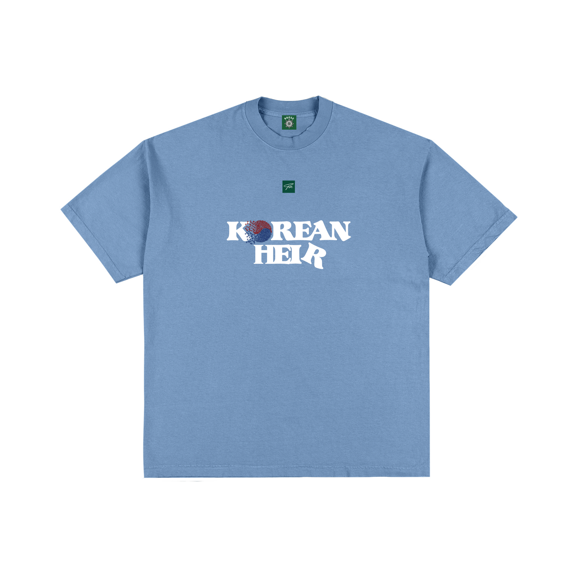 KOREAN HEIR HEAVYWEIGHT SHIRT - (FADED DENIM BLUE)