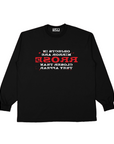 OBJECTS IN THE MIRROR HEAVYWEIGHT LS SHIRT - (PHANTOM BLACK)