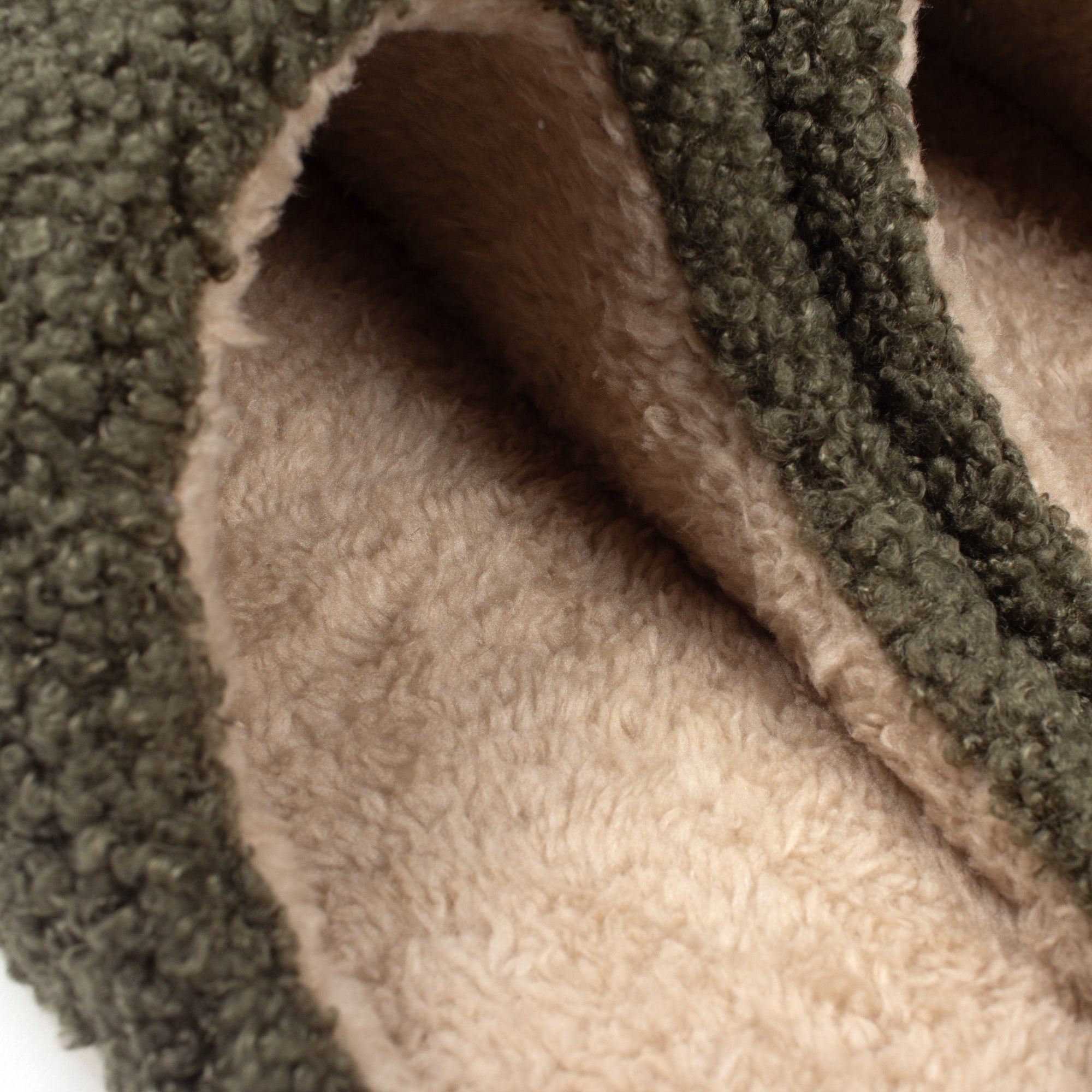 THE GOOD IN THE BAD HOUSE SLIPPERS - (OLIVE GREEN)