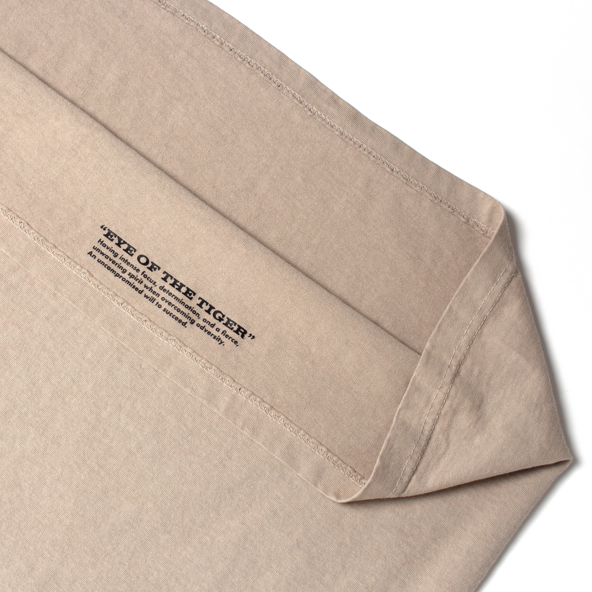 EYE OF THE TIGER HEAVYWEIGHT SHIRT - (VINTAGE TAN)