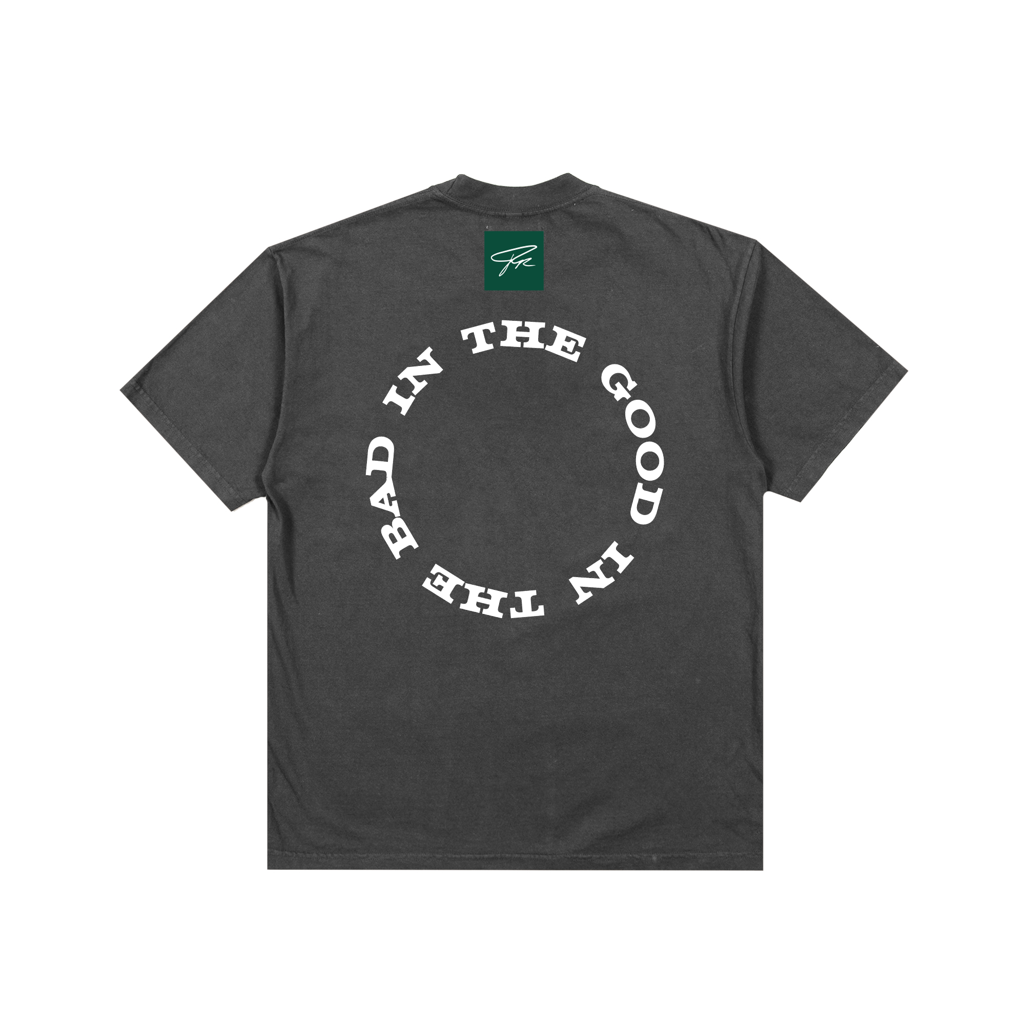 YIN YANG HEAVYWEIGHT SHIRT - (SHADOW GREY)