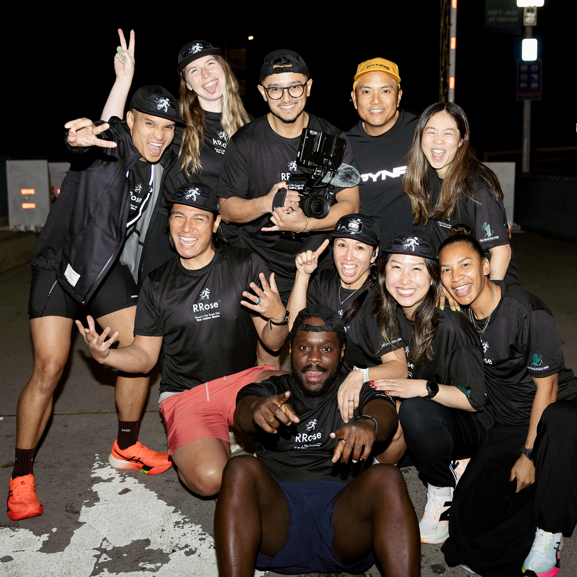 RROSE X THE COLORS SHOW ACTIVE CAP - (PHANTOM BLACK)  *ALL PROFITS WILL BE DONATED*