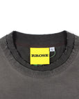 DISPERSED YIN YANG DISTRESSED HEAVYWEIGHT SHIRT - (FADED GREY)