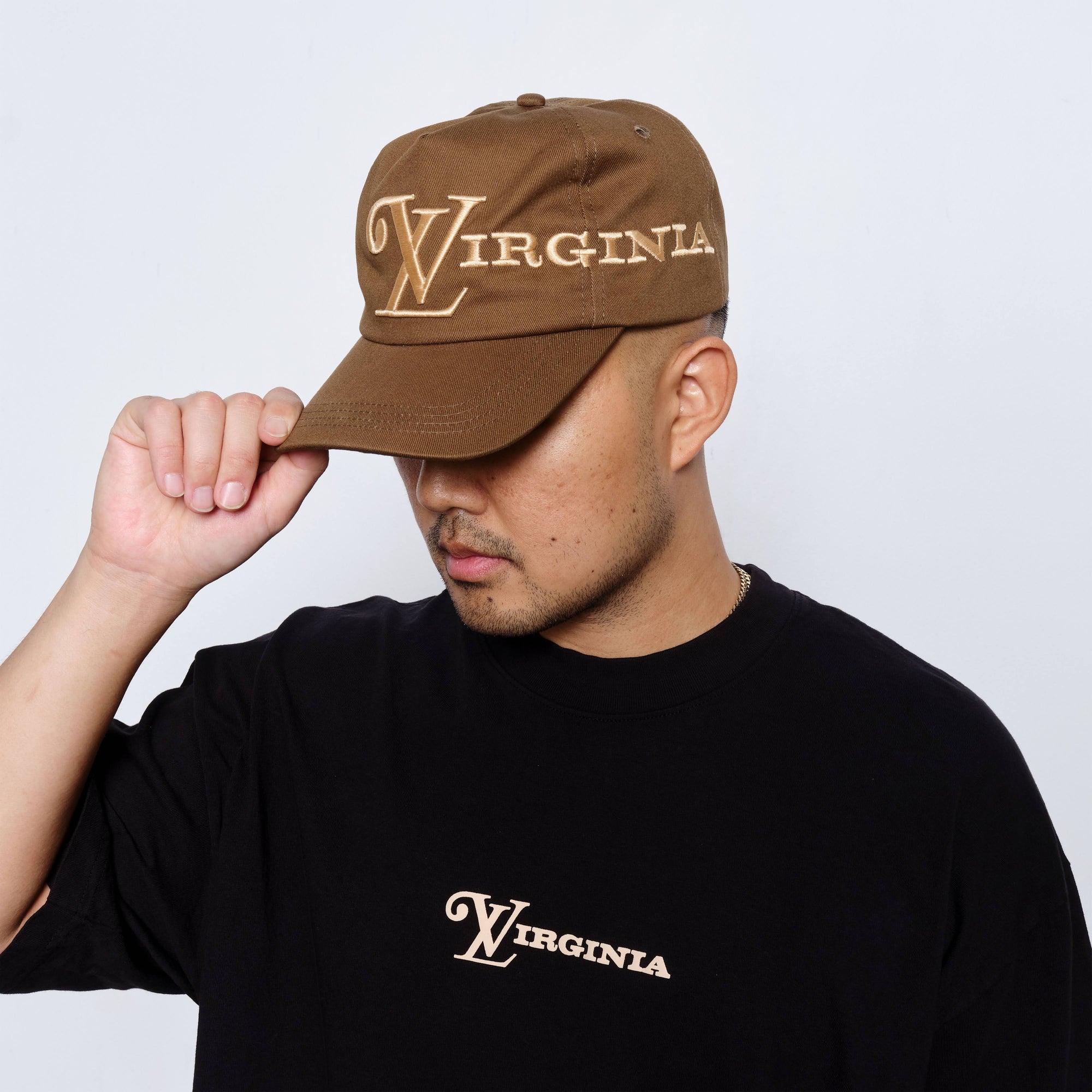 LOVE VIRGINIA 5-PANEL UNSTRUCTURED HAT - (LIGHT BROWN)