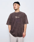 LOVE VIRGINIA HEAVYWEIGHT SHIRT - (MINERAL WASH CHOCOLATE)