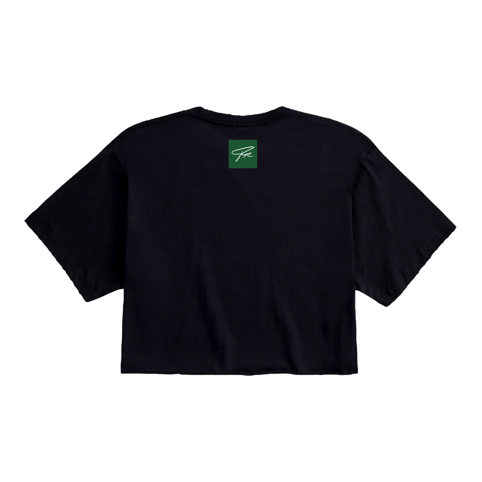 HAIL DMV RAW EDGE WOMEN'S CROP SHIRT - (PHANTOM BLACK)