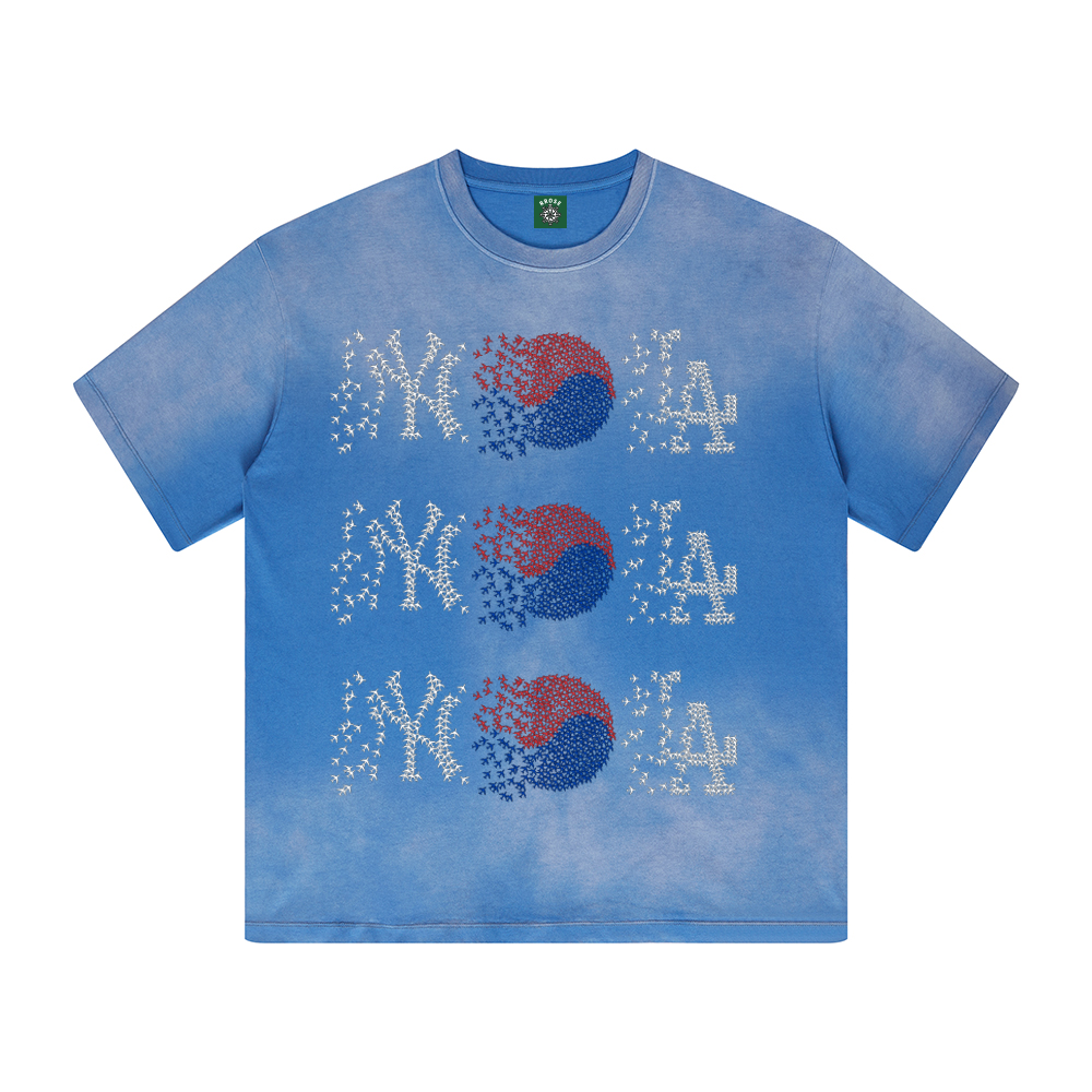 COAST TO COAST HEAVYWEIGHT SHIRT - (FADED BLUE)