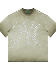 THERE'S NO PLACE LIKE NYC SUN FADED SHIRT - (VINTAGE OLIVE)
