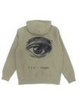 EYE WITNESS HEAVYWEIGHT HOODIE WARM OLIVE