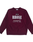 RACE FLAG HEAVYWEIGHT CREWNECK MAROON