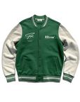 THERE'S NO PLACE LIKE HOME VARSITY JACKET - NYC GREEN