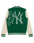 THERE'S NO PLACE LIKE HOME VARSITY JACKET - NYC GREEN