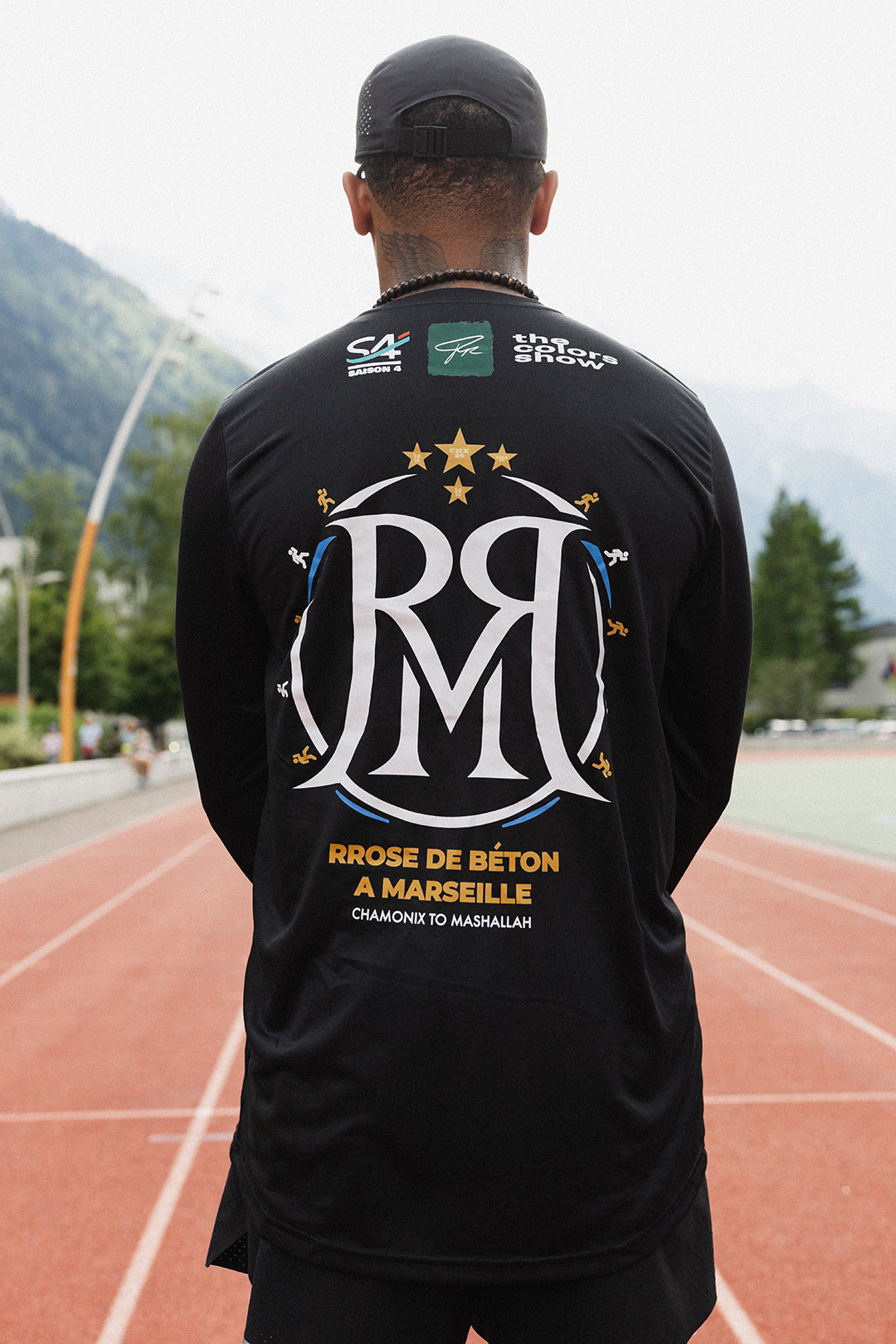 RROSE X THE COLORS SHOW ADIDAS LS JERSEY - (PHANTOM BLACK) *PROCEEDS WILL BE DONATED*