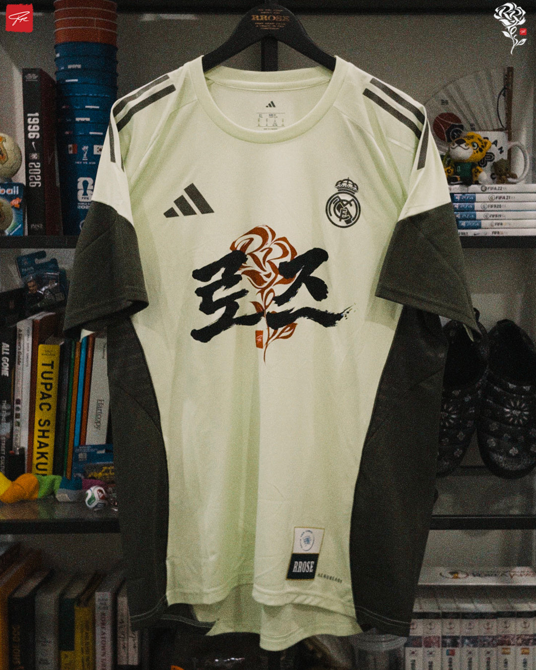 RROSE FC X 2025 ADIDAS REAL MADRID REPURPOSED TRAINING SHIRT - (