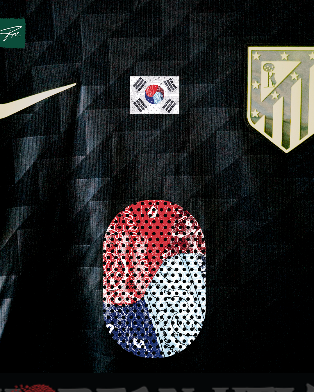 RROSE FC X 26/27 NIKE ATLETICO MADRID REPURPOSED AUTHENTIC AWAY JERSEY - (LEE KANGIN) *LIMITED TIME*