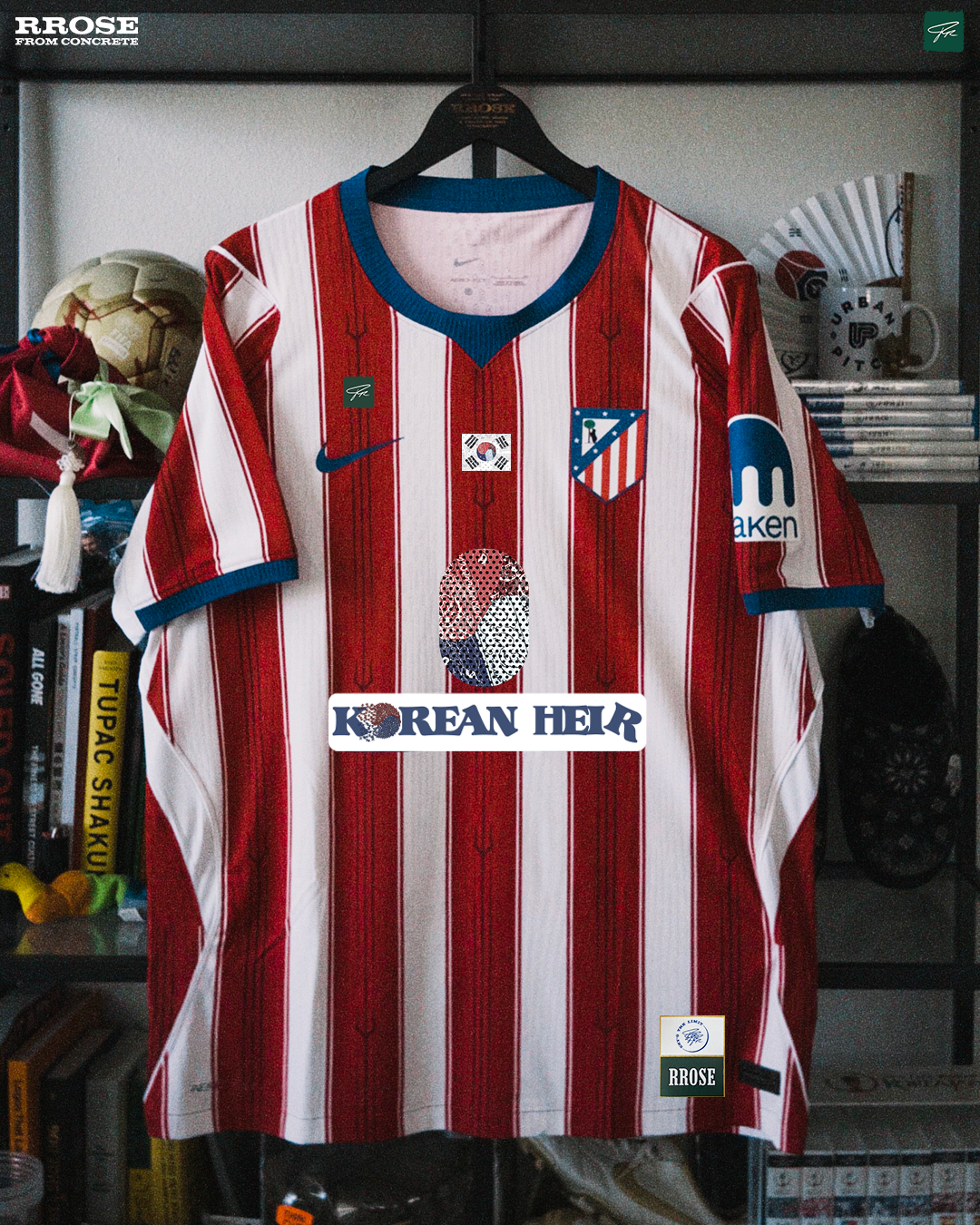 RROSE FC X 26/27 NIKE ATLETICO MADRID REPURPOSED AUTHENTIC HOME JERSEY - (LEE KANGIN) *LIMITED TIME*