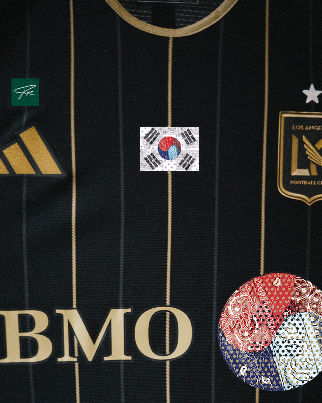 RROSE FC X 24/25 ADIDAS LAFC REPURPOSED AUTHENTIC HOME JERSEY W/ SPONSOR - (SON) *LIMITED TIME*