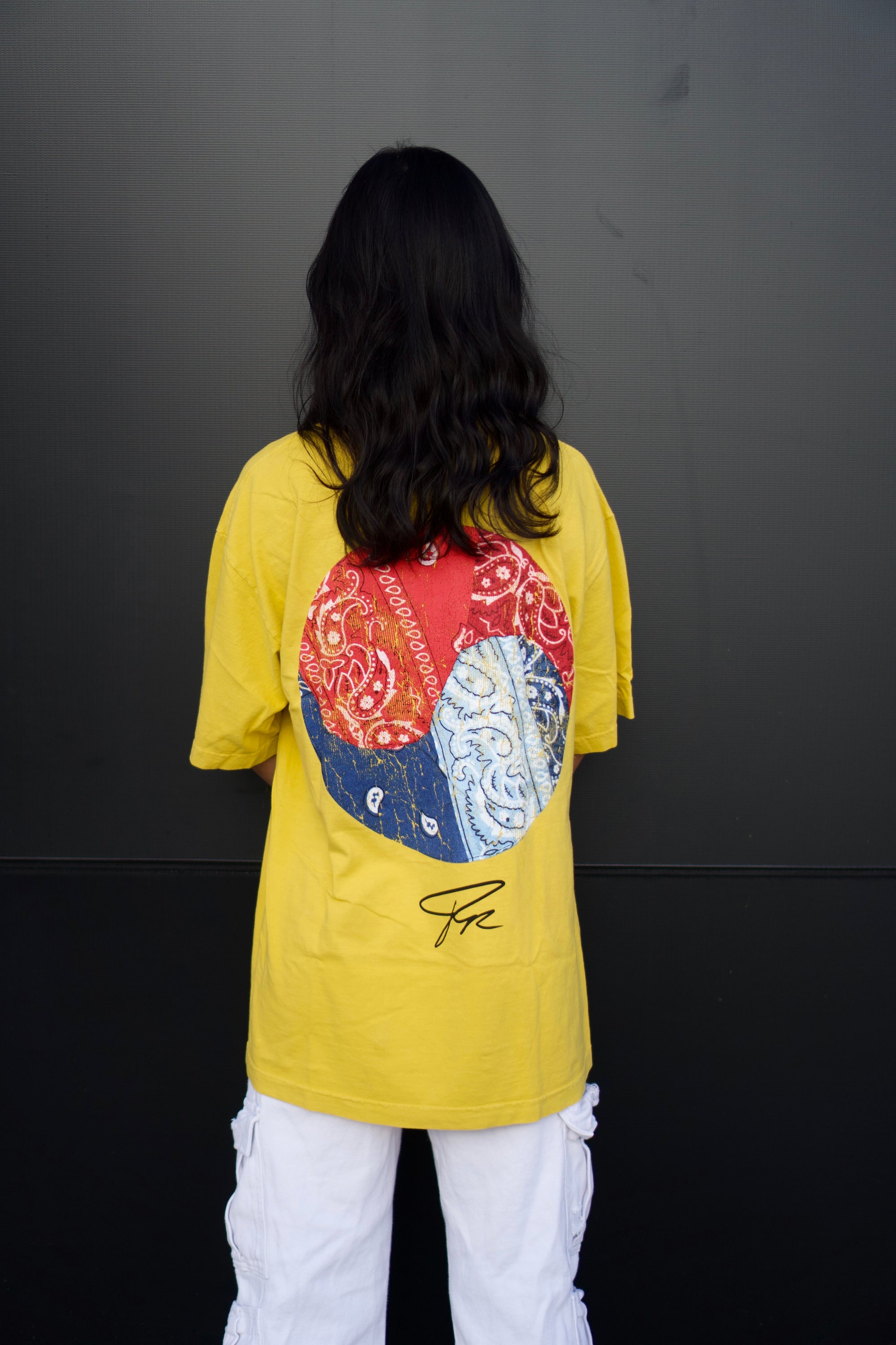 YIN YANG HEAVYWEIGHT SHIRT - (YELLOW)