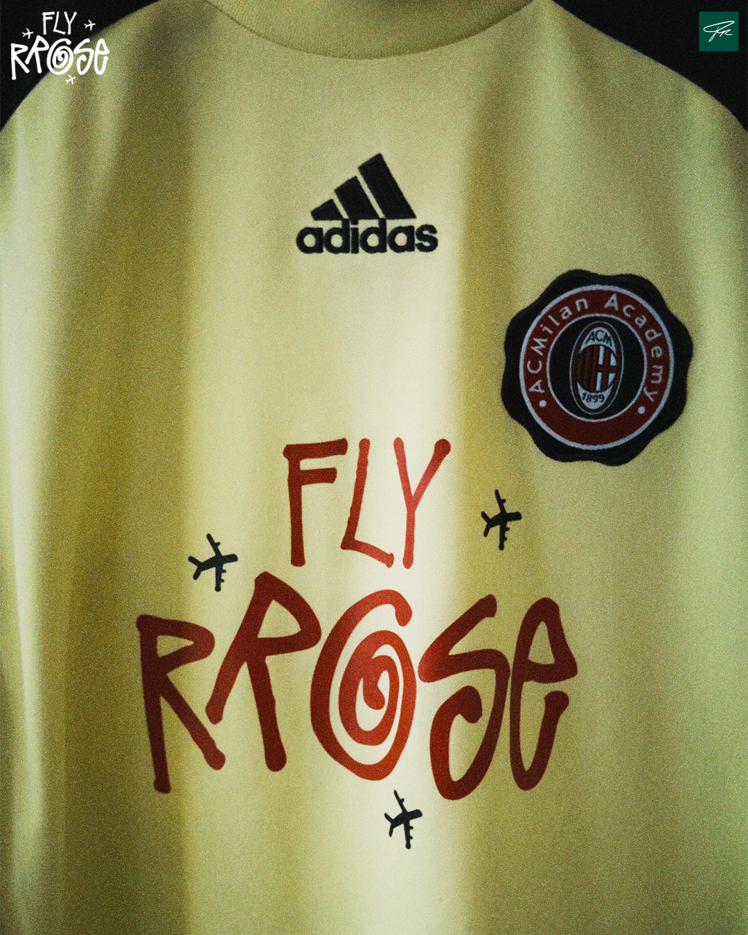 RROSE FC X 2008 ADIDAS AC MILAN ACADEMY REPURPOSED GK JERSEY - (