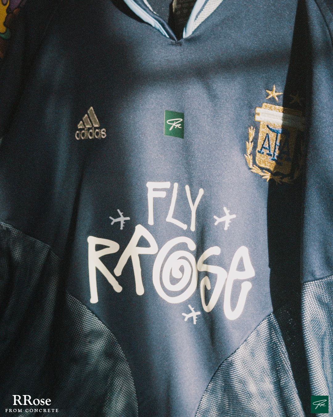 RROSE FC X 2004 ADIDAS ARGENTINA REPURPOSED HOME JERSEY - (