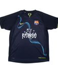 RROSE X 2007 NIKE FC BARCELONA REPURPOSED TRAINING JERSEY - (