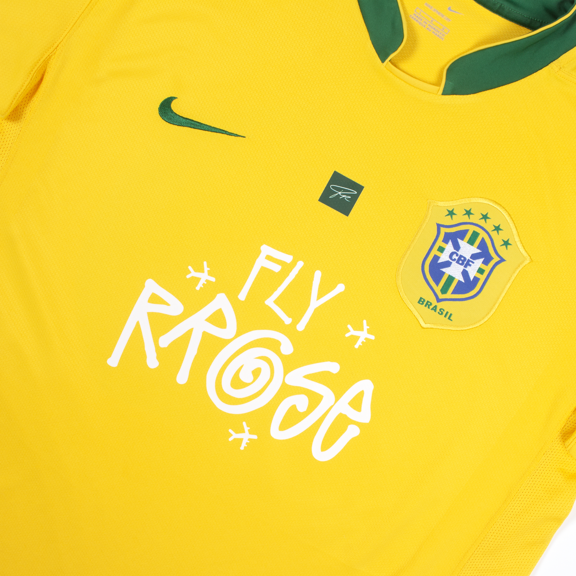 RROSE X 2006 NIKE BRAZIL REPURPOSED HOME JERSEY - (