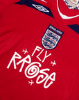 RROSE X 2008 UMBRO ENGLAND REPURPOSED AWAY JERSEY - (