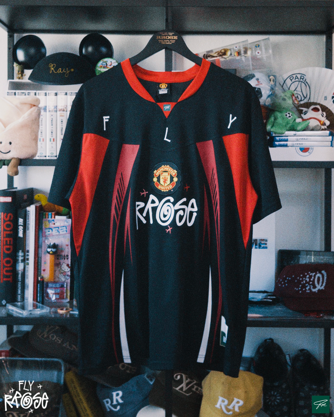 RROSE FC X MANCHESTER UNITED REPURPOSED JERSEY - (
