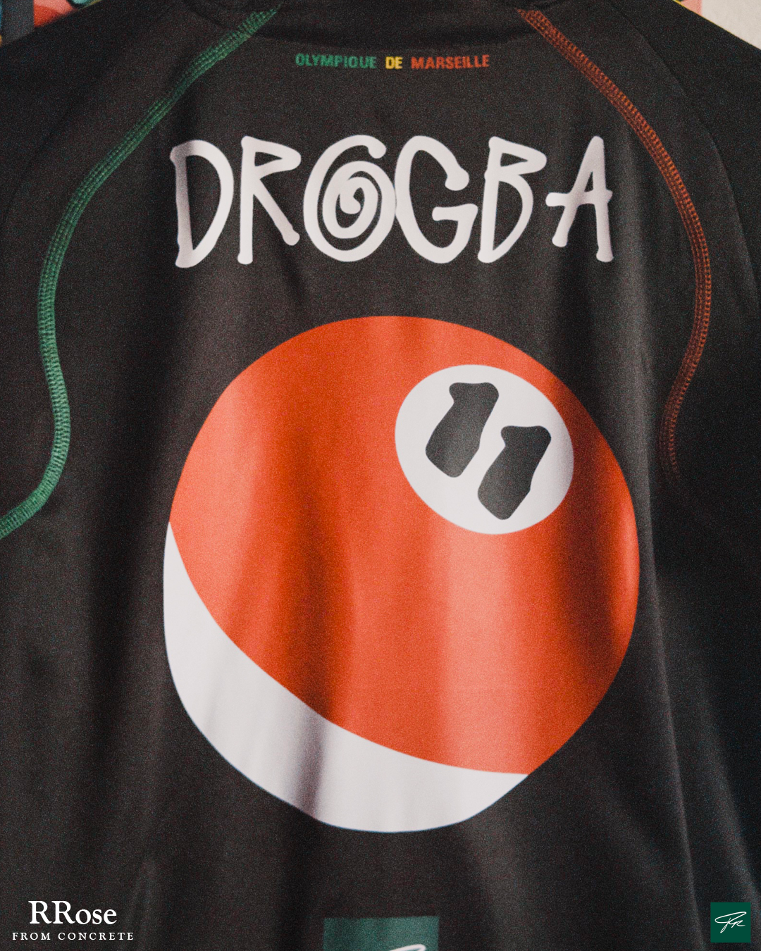 RROSE FC X 2010 ADIDAS MARSEILLE REPURPOSED AWAY JERSEY - (