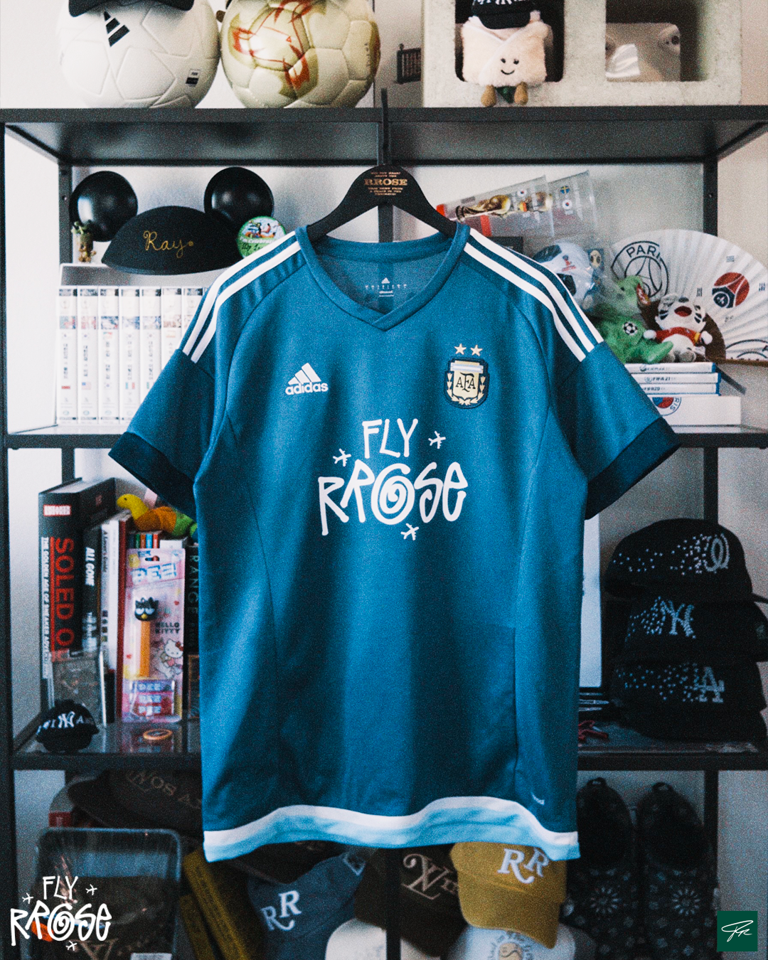 RROSE FC X 2015 ADIDAS ARGENTINA REPURPOSED AWAY JERSEY - (