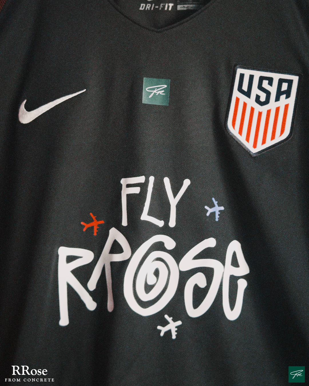 RROSE FC X 2016 NIKE USA REPURPOSED AWAY JERSEY - (