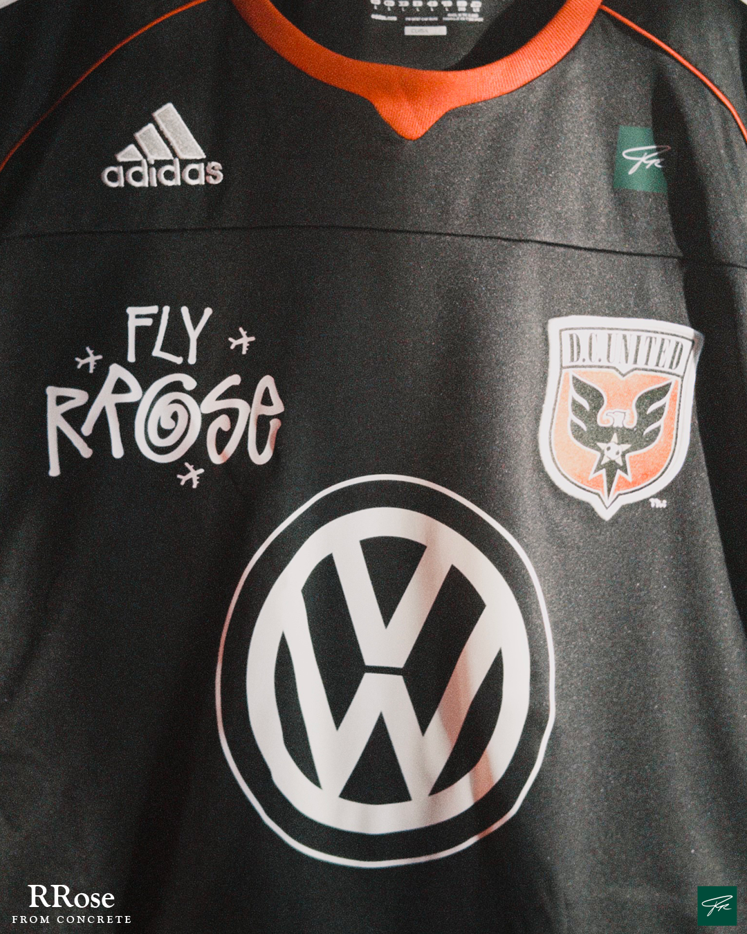 RROSE FC X 2010 ADIDAS DC UNITED REPURPOSED HOME JERSEY - (