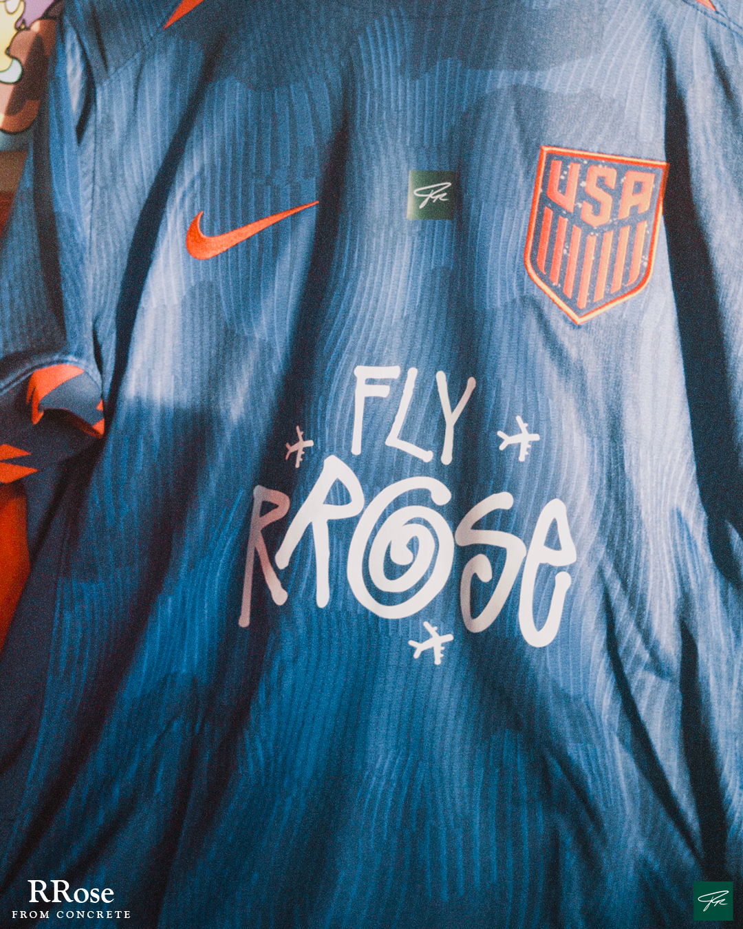 RROSE FC X 2023 NIKE USA REPURPOSED AWAY JERSEY - (